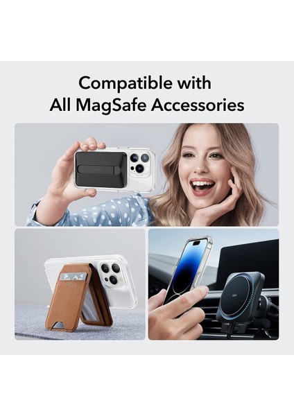 Halolock'lu Hibrit Manyetik Kılıf, Iphone 14 Pro Max Uyumlu Magsafe Dayanıklı Askeri Sınıf Koruma