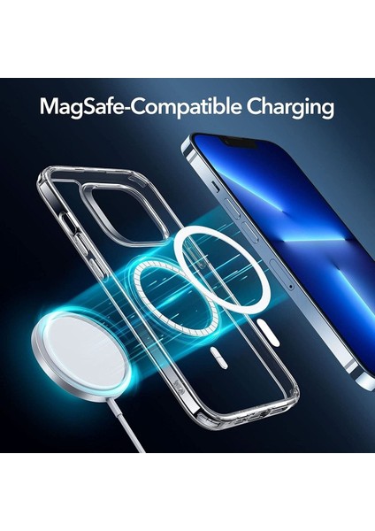 Halolock'lu Hibrit Manyetik Kılıf, Iphone 14 Pro Max Uyumlu Magsafe Dayanıklı Askeri Sınıf Koruma