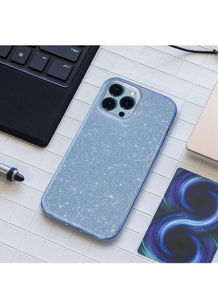Apple iPhone 13 Pro Kılıf Parlak Simli Muhteşem Görünüm, Sert ve Dayanıklı