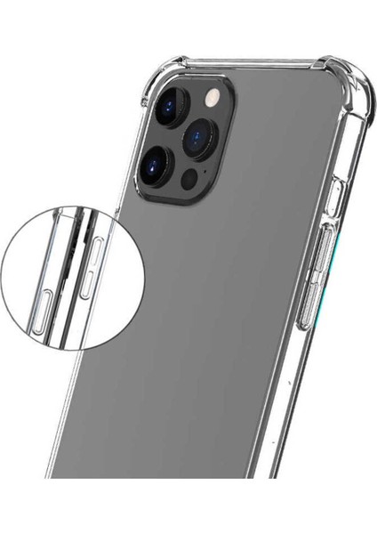 Apple iPhone 14 Pro Army Tank Koruma, Anti-Darbe Şeffaf Kılıf
