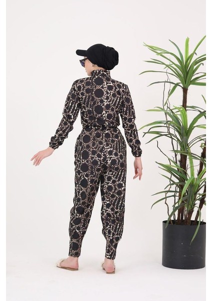 Dubai Desen Tasarım Tesettür Paraşüt Kumaş Tulum Mayo modelleri