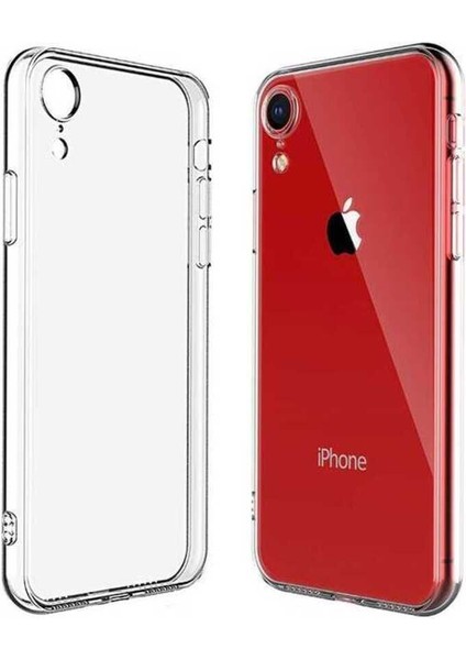 Apple iPhone Xr 6.1 Kılıf Kamera Korumalı Ultra Dayanıklı Ince Şeffaf Silikon Kapak