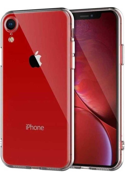 Apple iPhone Xr 6.1 Kılıf Kamera Korumalı Ultra Dayanıklı Ince Şeffaf Silikon Kapak