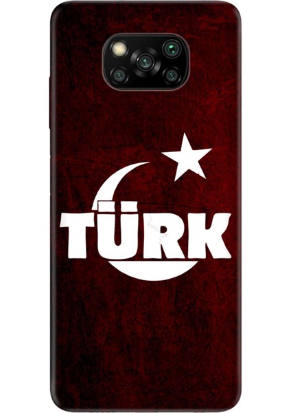 Xiaomi Poco X3 Nfc Kılıf Desenli Silikon Kapak - Tc Türk