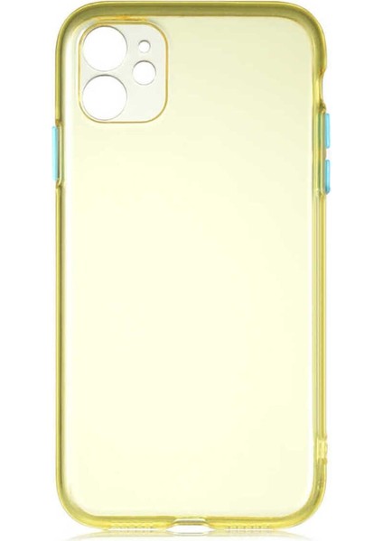 Apple iPhone 11 Kılıf Leke Tutmayan Renkli Soft Silikon Arka Kapak