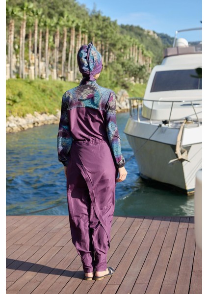 Boncuk Model Allerli Tasarım Tesettür Tulum Mayo modelleri