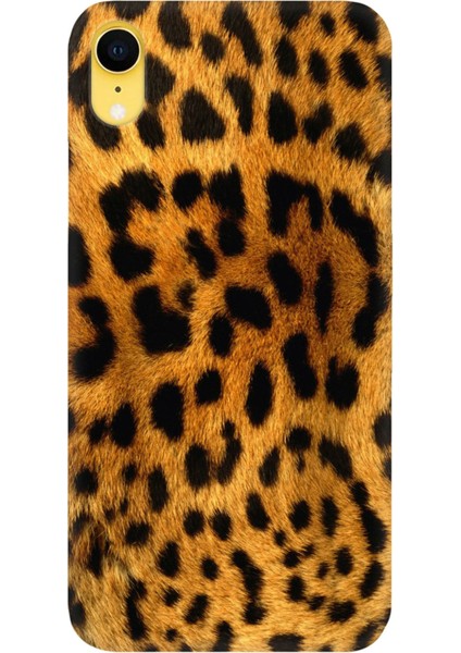 Iphone Xr Kılıf Desenli Colored Tasarım Silikon Leopar