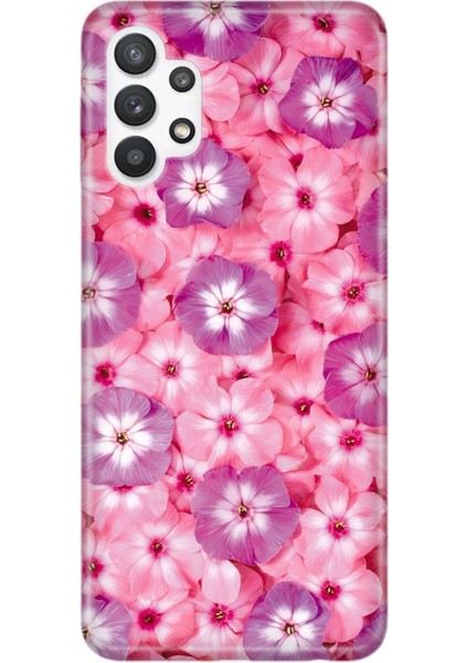 Samsung Galaxy A32 4g Pure Modern Desenli Silikon Kılıf Çiçekli Sss