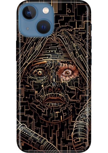 Apple Iphone 13 Mini Uyumlu Kılıf Tioserisi Desenli Resimli Silikon Çığlık Kod