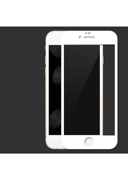Apple Iphone Se 2020 Uyumlu Hayalet Özellikli Yanlardan Görünmeyen Ekran Koruyucu Beyaz