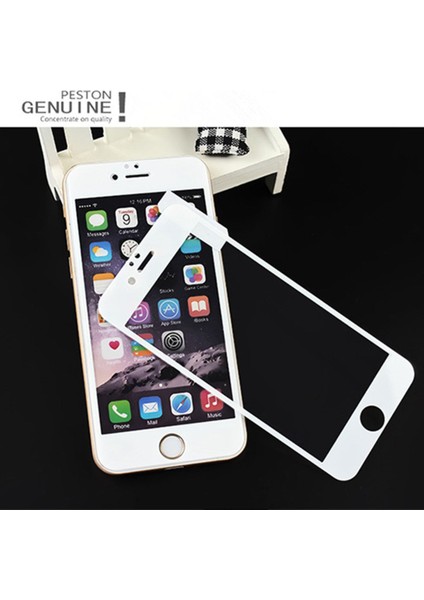 Apple Iphone Se 2020 Uyumlu Hayalet Özellikli Yanlardan Görünmeyen Ekran Koruyucu Beyaz indirimleri