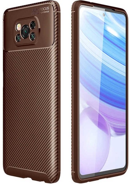 Xiaomi Poco X3 Kılıf Karbon Fiber Görünümlü Ultra Ince Carbon Case fiyatları