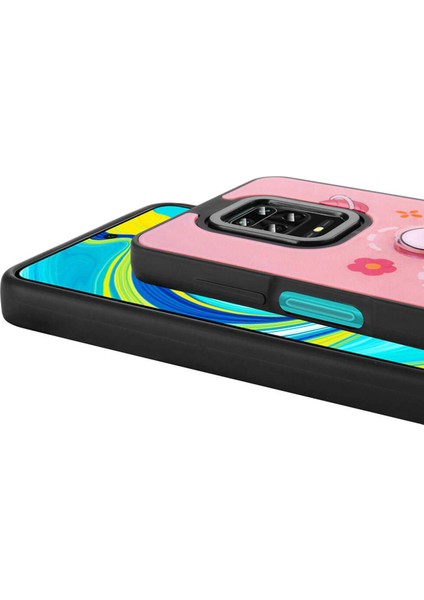 Redmi Note 9s / 9 Pro Kılıf Parlayan Kabartmalı Kenarları sağlam Ikoniks Figürlü Silikon Kapak fiyatları