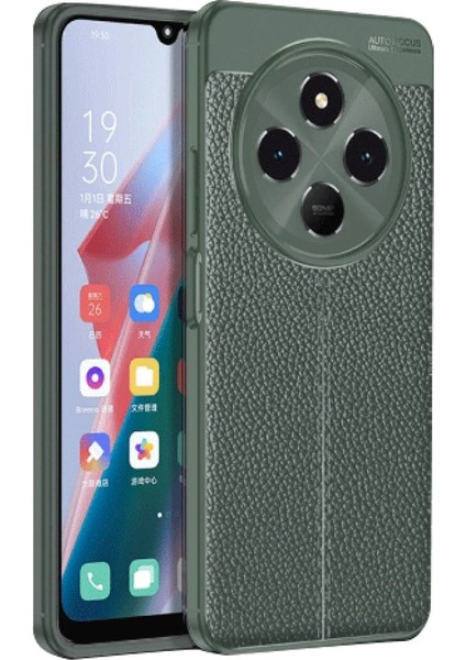 Xiaomi Redmi 14C Kılıf Auto Focus Kapak - Koyu Yeşil Svlrs