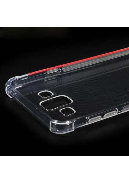 Galaxy J7 Duo Uyumlu Army Tank Koruma, Anti-Darbe Şeffaf Kılıf