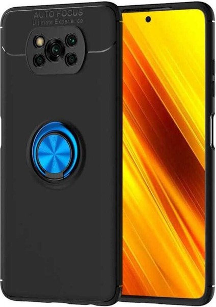 Xiaomi Poco X3 Kılıf Yüzüklü ve Manyetik Araç Tutuculu Tpu Silikon fiyatları