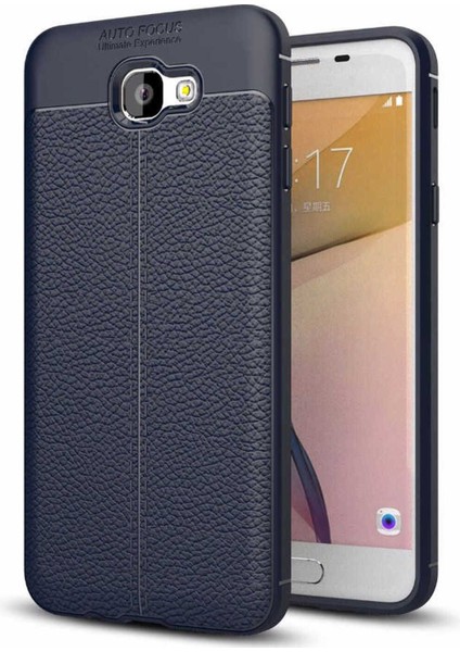Samsung Galaxy J5 Prime Uyumlu Deri Görünümlü Kılıf