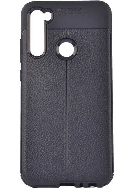 Xiaomi Redmi Note 8 Uyumlu Deri Görünümlü Kılıf