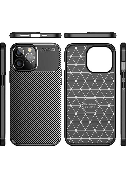 Apple iPhone 14 Pro Max Kılıf Karbon Fiber Görünümlü Ultra Ince Carbon Case fırsatları