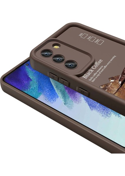 Samsung Galaxy S21 Fe Dayanıklı Malzeme & Tam Koruma Kılıf Kamera Korumalı Baskılı Arka Yüzey fırsatları