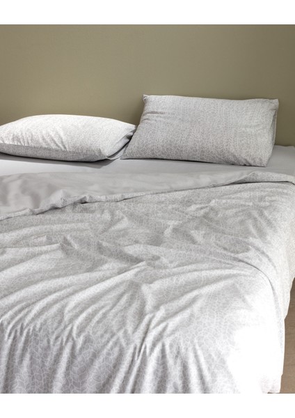 Grelot King Size Pamuklu Baskılı Nevresim Takımı - Gri fiyatları