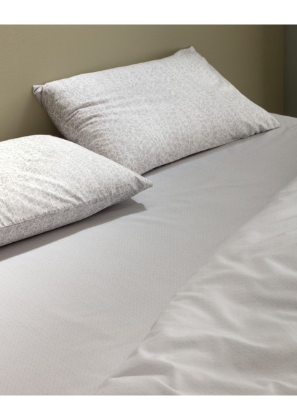 Grelot King Size Pamuklu Baskılı Nevresim Takımı - Gri fırsatları