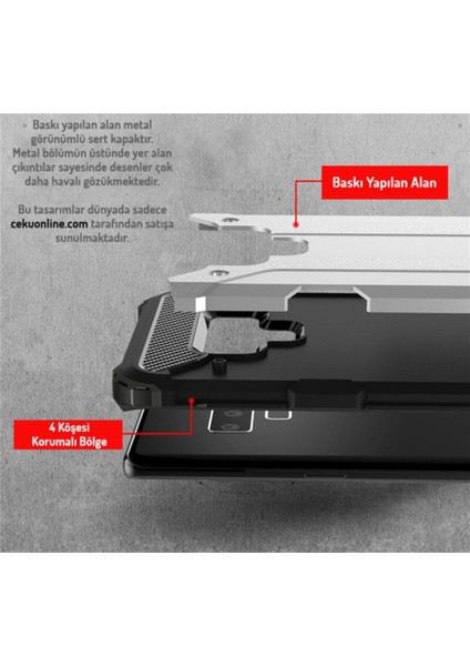 General Mobile Gm 8 Kılıf Desenli Antishock Crash Kapak - Faith