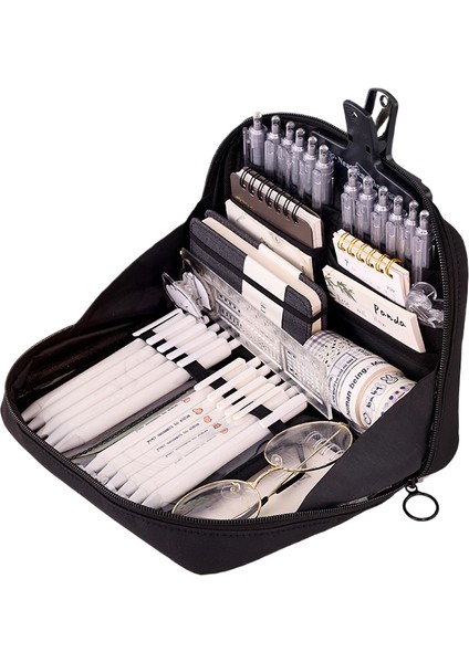 12 Katmanlı Kalem Çantası Çok Fonksiyonlu Kırtasiye Çantası (Yurt Dışından)
