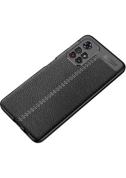 Xiaomi Redmi Note 11T 5g Uyumlu Deri Görünümlü Kılıf