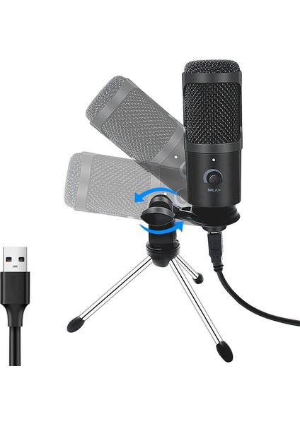 USB Kondenser Mikrofon USB Girişli Kondenser Mikrofon Seti