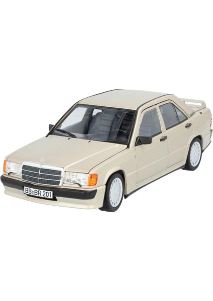 Mercedes-Benz 190E 2.3-16 1984 Smoky Silver 1:18 Diecast Model Araç