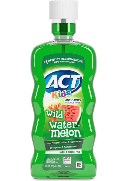 Kids Wild Watermelon Çocuklar Için Ağız Bakım Suyu 500ML