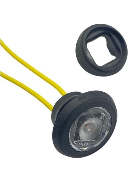 Frıstom 12V-24V Göz-Ayna Altı-Gündüz Sürüş Lambası LED Sarı (Çap:20 Mm) E9