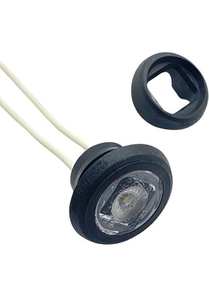 Frıstom 12V-24V Göz-Ayna Altı-Gündüz Sürüş Lambası LED Beyaz (Çap:20 Mm) E9