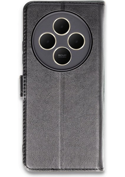 Xiaomi Redmi 14C Kılıf Trend S Plus Kapaklı Kılıf - Siyah Svlrs
