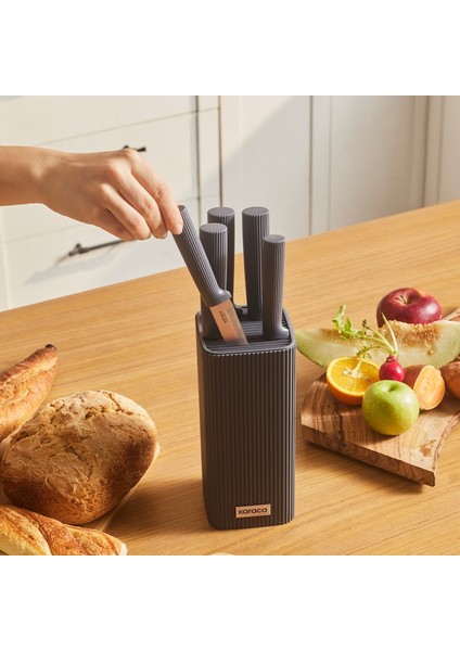 Massimo Line 6 Parça Bıçak Seti Antrasit fırsatları