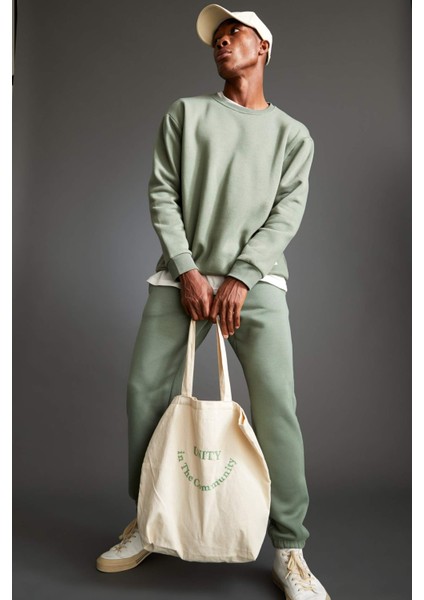 Regular Fit Basic Jogger Eşofman Altı U7438Azns