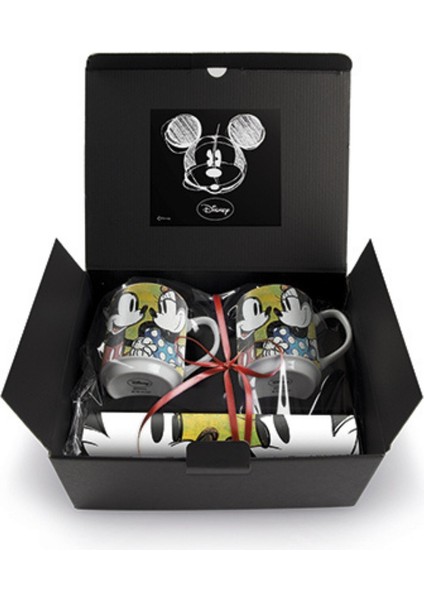 Mickey Mouse 2’li Kupa ve Amerikan Servis Seti Yeşil