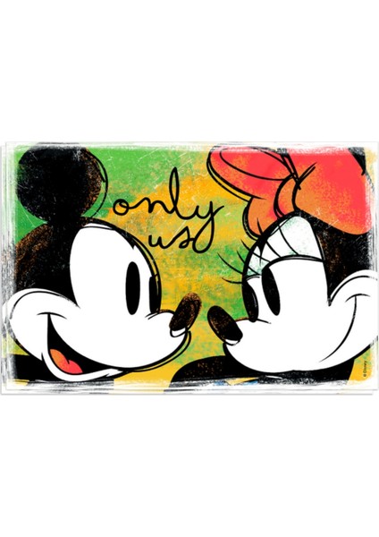 Mickey Mouse 2’li Kupa ve Amerikan Servis Seti Yeşil modelleri