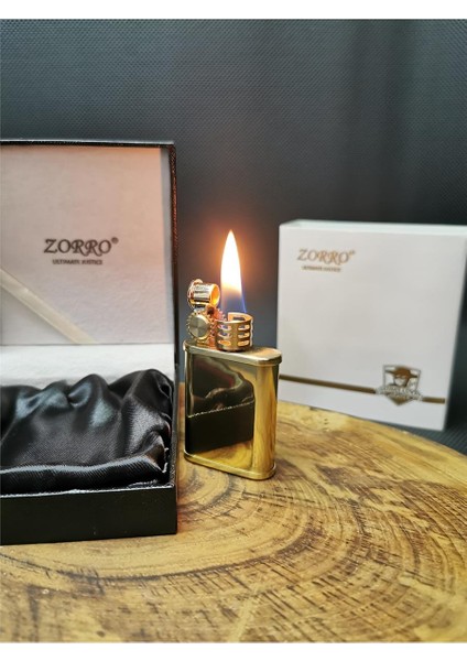Kişiye Özel Gold Renk Benzinli Pirinç Gövde Çakmak fiyatları