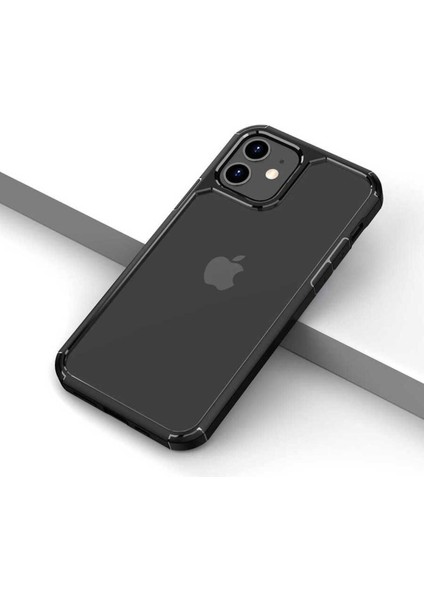 Apple iPhone 12 Kılıf Birinci Sınıf, Darbeye Dayanıklı ve Kenarları Güçlendirilmiş Arkası Şeffaf