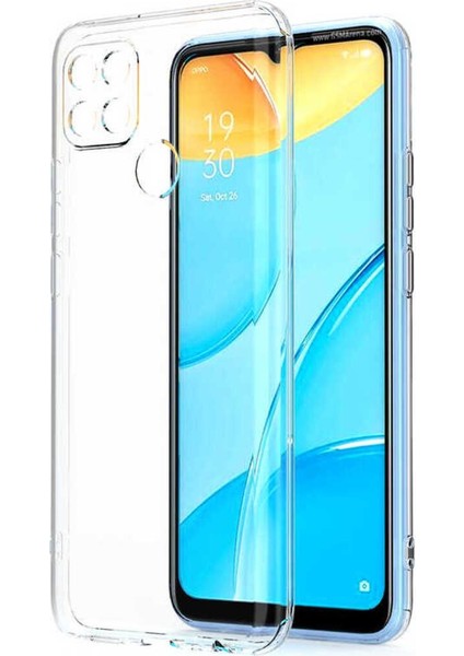 Oppo A15S Uyumlu Kamera Lens Korumalı Süper Şeffaf Kılıf