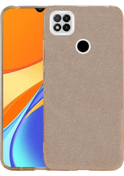 Xiaomi Redmi 9c Kılıf Parlak Simli Muhteşem Görünüm, Sert ve Dayanıklı