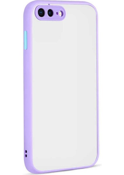 Apple iPhone 7 Plus ve 8 Plus Kılıf Birinci Sınıf Soft Tpu Kamera Korumalı Silikon