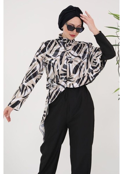 Arabic Desen Tasarım Tesettür Paraşüt Kumaş Tulum Mayo modelleri