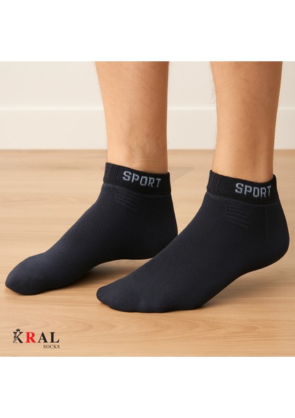 Yeni Sezon Erkek 6 Çift Pamuklu Basic Derbili Çorap