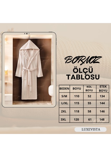 Mira Bej Kapüşonlu Bornoz fiyatları