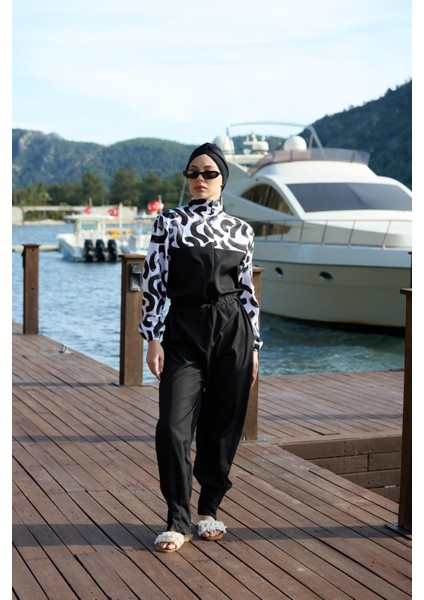 Dream Bukle Desen Tasarım Tesettür Paraşüt Kumaş Tulum Mayo modelleri