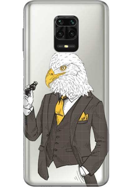 Xiaomi Redmi Note 9 Pro Kılıf Desenli Resimli Hd Silikon Telefon Kabı Kapak - Kartal Bey