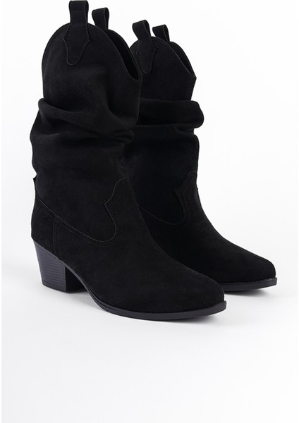 Süet Çekmeli Kadın Kovboy Bot